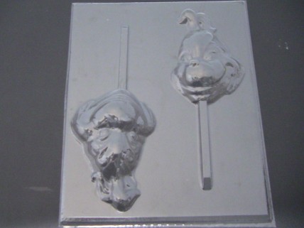 313sp Green Man Face Chocolate or Hard Candy Lollipop Mold 313sp Green Man Face Chocolate or Hard Candy Lollipop Mold